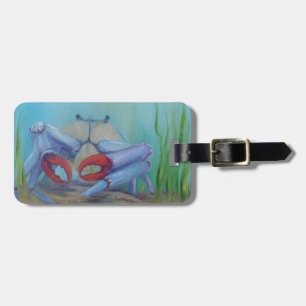 Ocean Blue Sea Crab Custom Gepäckanhänger