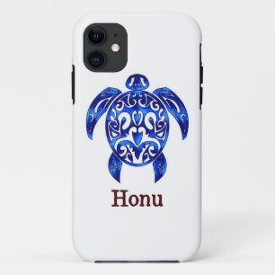 Ocean Blue Tribal Hawaiian Sea Turtle Case-Mate iP iPhone Hülle