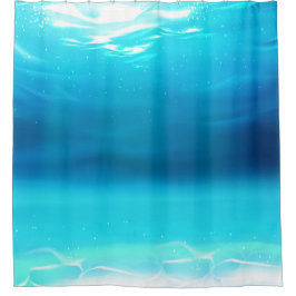 Ocean Blue Water Shower Curtain Duschvorhang