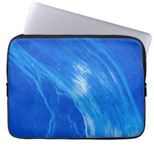 Ocean Blue Waves Sommerzeit Laptopschutzhülle