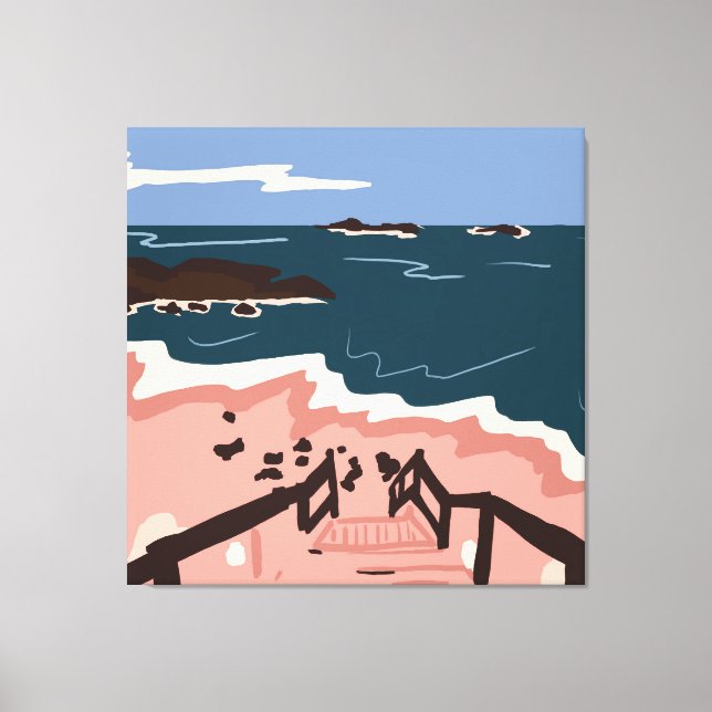 Ocean Blues Leinwanddruck (Vorderseite)