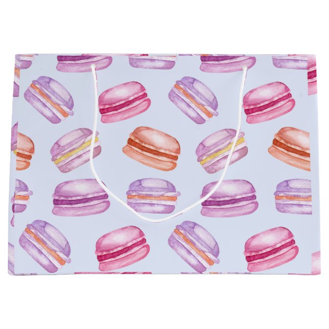 Ocean Breeze Macarons Große Geschenktüte (Vorderseite)