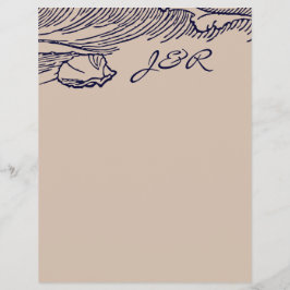 Ocean Breeze | Rustic Beach DIY Umschläge Liner Flyer