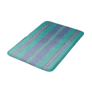 Ocean Breeze Stripes Badematte