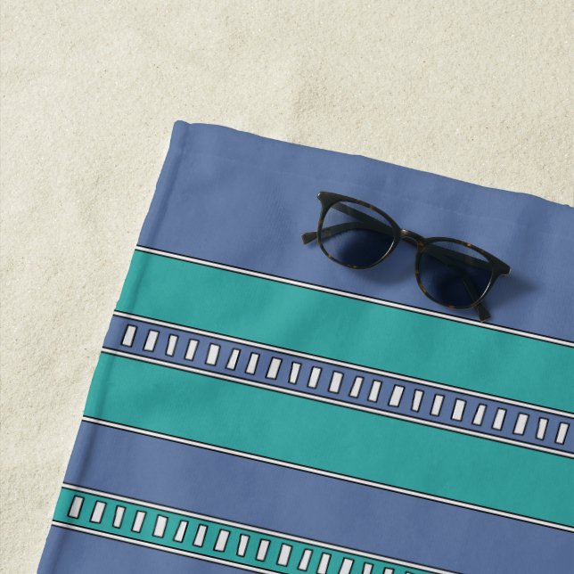 Ocean Breeze Stripes Strandtuch (Beispiel)