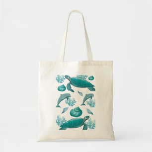 Ocean Breeze-Tasche Strand- und Delfinvibes 🏖️ Tragetasche