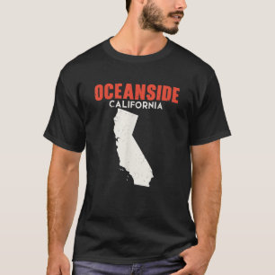 Ocean California USA Staat America Travel Cali T-Shirt