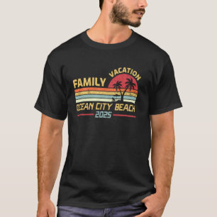 Ocean City Beach Familienurlaub 2025 passender Som T-Shirt