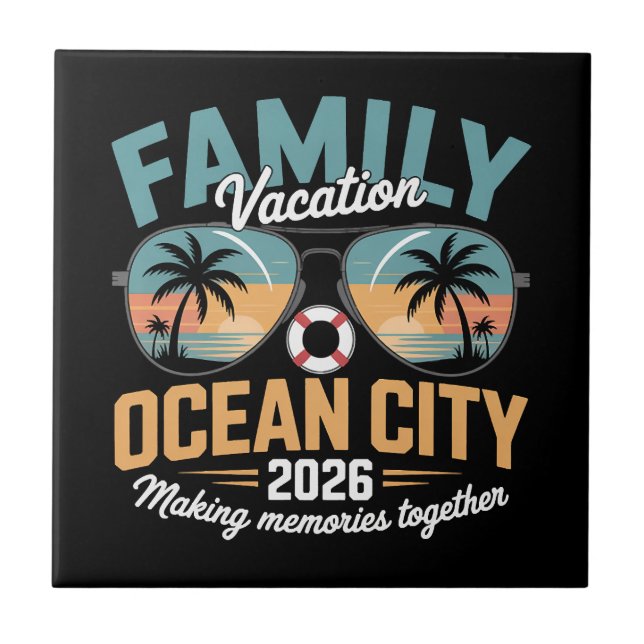 Ocean City Beach Fliese (Vorderseite)