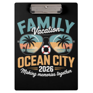 Ocean City Beach Klemmbrett