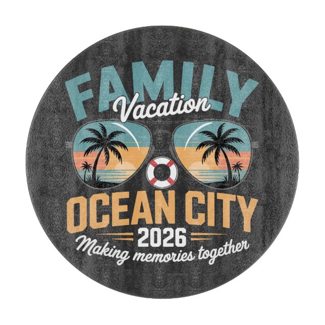 Ocean City Beach Schneidebrett (Vorderseite)
