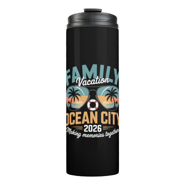 Ocean City Beach Thermosbecher (Vorderseite)
