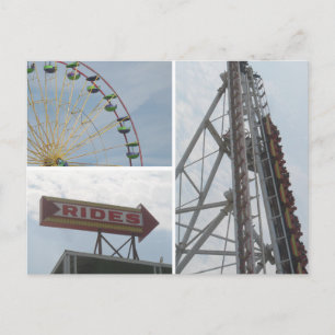 Ocean City Boardwalk - Reiten Postkarte