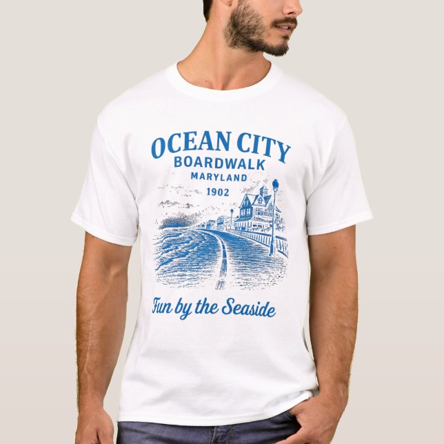 Ocean City Broadwalk T-Shirt (Vorderseite)