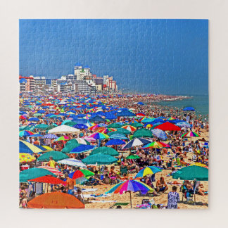 Ocean City Crowded Beach Puzzle