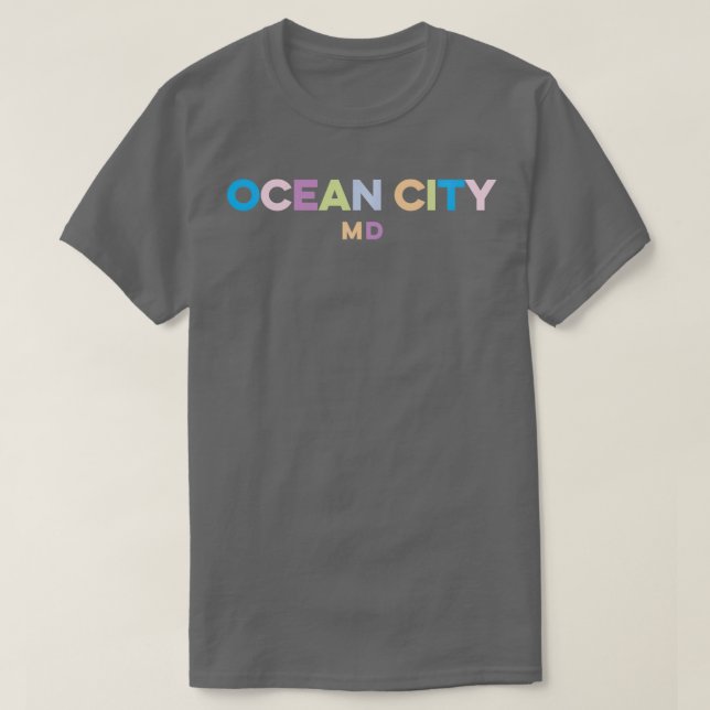 Ocean City Maryland Colorful Vacation Pullover (Design vorne)