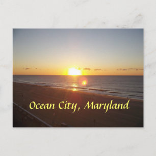 Ocean City, MD Sunrise Postkarte
