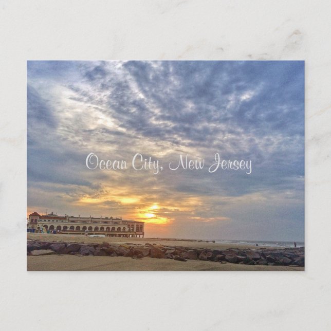 Ocean City New Jersey Post Card-Music Pier Postkarte (Vorderseite)