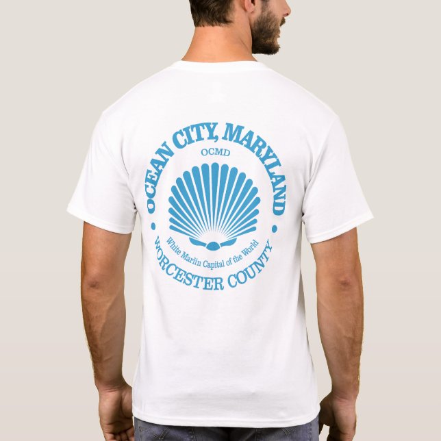 Ocean City (Seashell) T-Shirt (Rückseite)