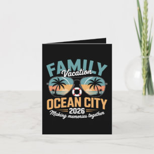 Ocean City Strand Feiertagskarte