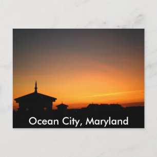 Ocean City View Postkarte