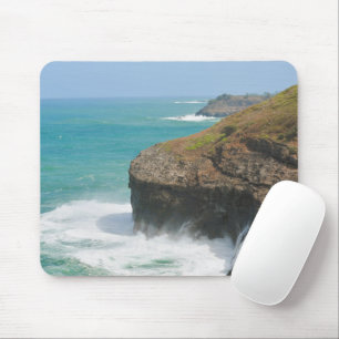 Ocean Cliffs bei Kilauea Kauai Mousepad