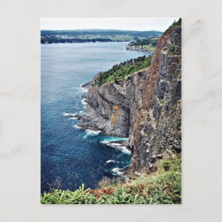 Ocean Cliffs - Neufundland, Kanada Postkarte