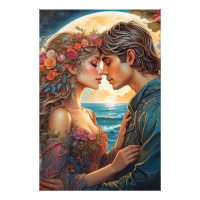 *~* Ocean Couple Moon Romantische AP51 Fantasie