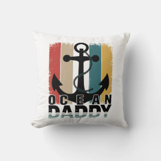 Ocean Daddy | Schönes dekoratives Kissen für Stran