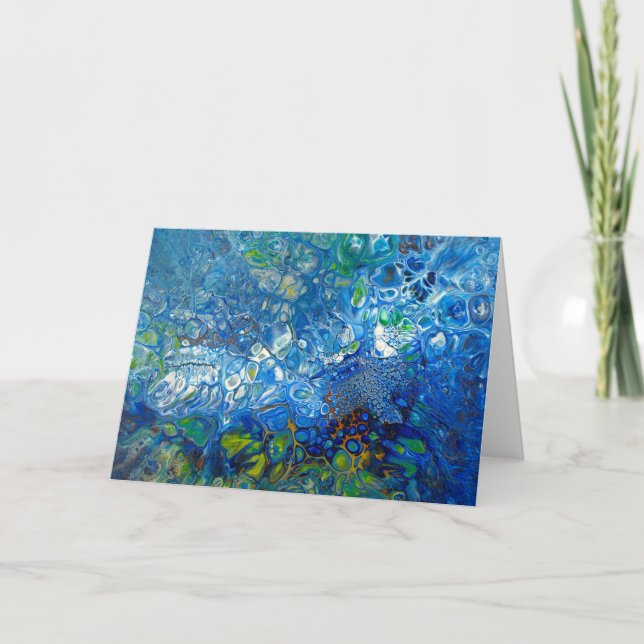 Ocean Deep Greeting Card by Iris Grace Dankeskarte (Vorderseite)