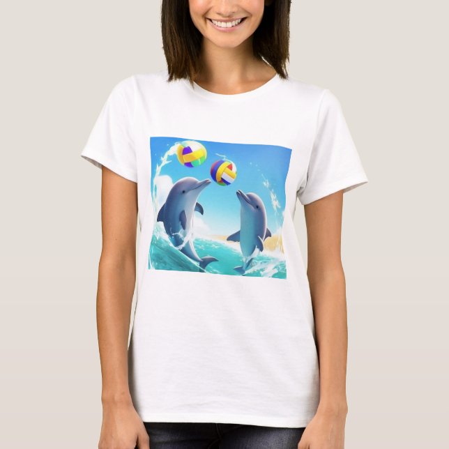 Ocean Delphins T - Shirt (Vorderseite)