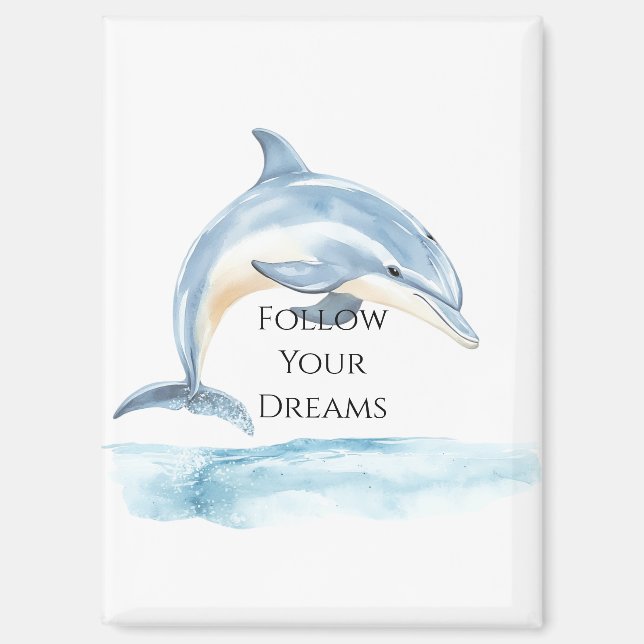Ocean Dolphin Magnet (Vorderseite)