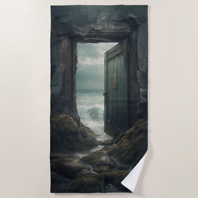 Ocean Door Beach Handtuch (Vorderseite)
