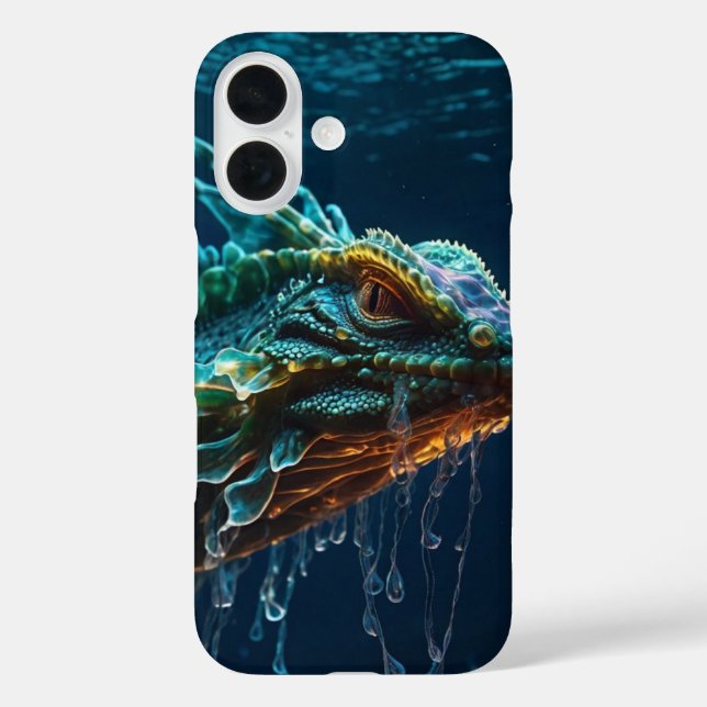 Ocean Dragon Glow Case-Mate iPhone Hülle (Rückseite)
