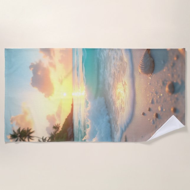 Ocean Dream Serenity Beach Towels Strandtuch (Vorderseite)
