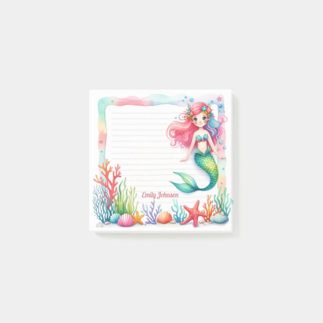 Ocean Dreams Sticky Pad Post-it Klebezettel (Vorderseite)