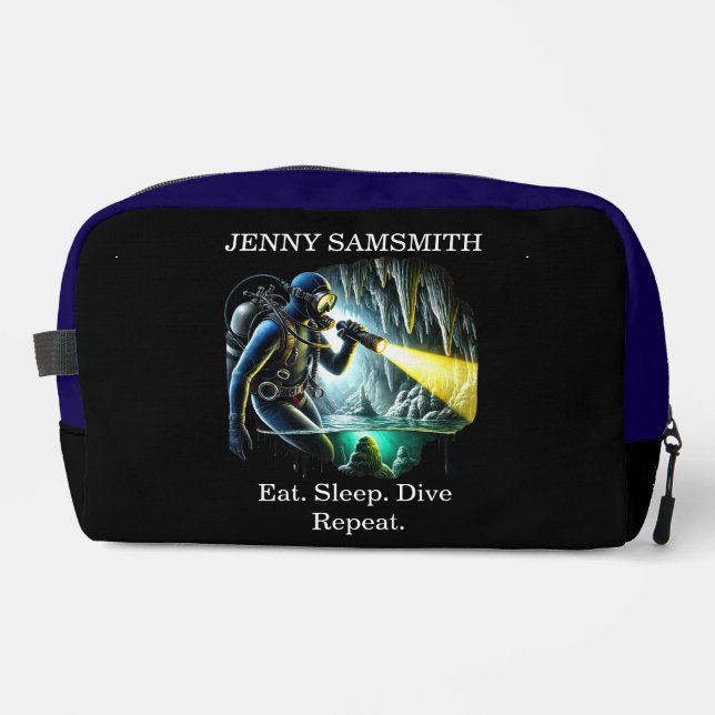 Ocean Dreams: Tauchen, Entdecken, Live! Waschbeutel (Vorderseite)