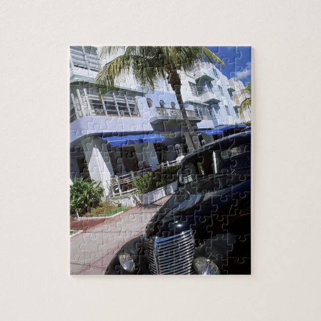 Ocean Drive, Miami Beach Florida Puzzle (Vertikal)