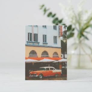 Ocean Drive, South Beach, Miami Feiertagspostkarte