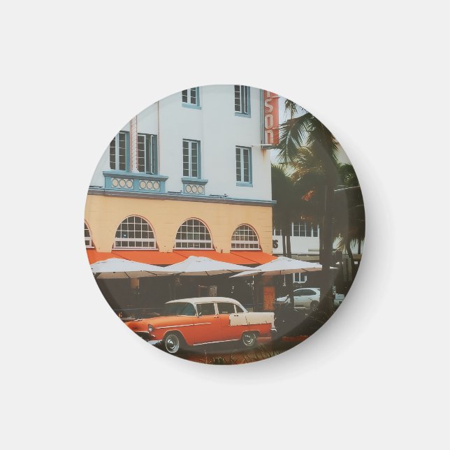 Ocean Drive, South Beach, Miami Magnet (Vorne)