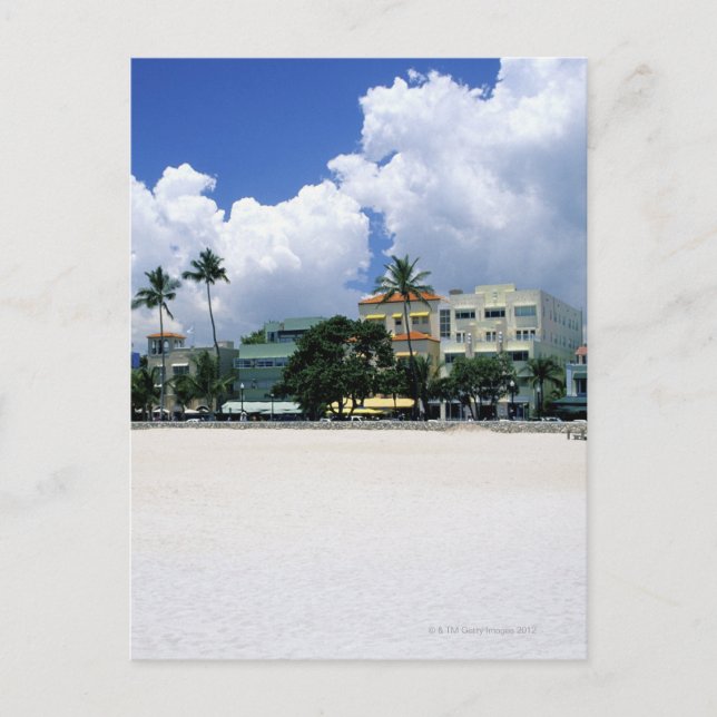 Ocean Drive, South Miam Beach, Miami - Florida Postkarte (Vorderseite)