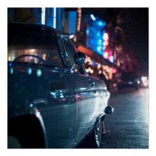 Ocean Drive vintage Poster