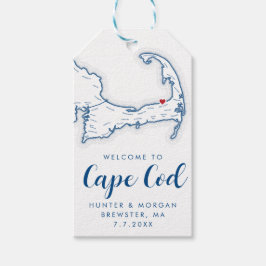 Ocean Edge Resort Brewster MA Wedding Willkommen Geschenkanhänger