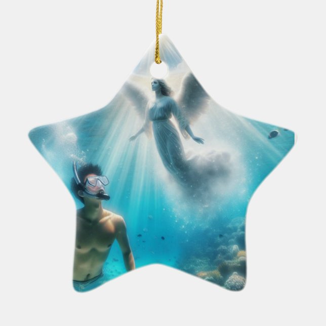 Ocean Engeltree Keramik Ornament (Vorne)