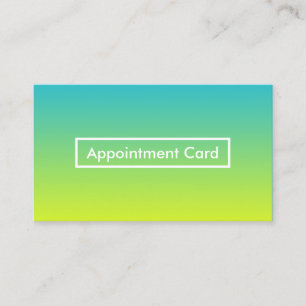 ocean fade appointment reminder terminkarte