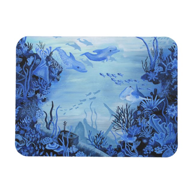 Ocean Floor Magnet (Horizontal)