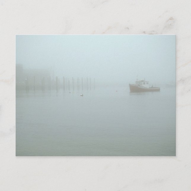 Ocean Fog Little Compton Rhode Island Postkarte (Vorderseite)