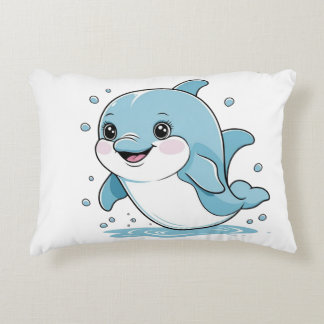 Ocean Friends Cute Sea Creatures Dolphin Dekokissen