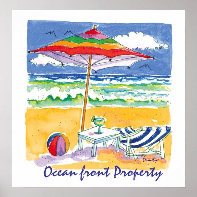 Ocean-Front-Property- Poster (Vorne)