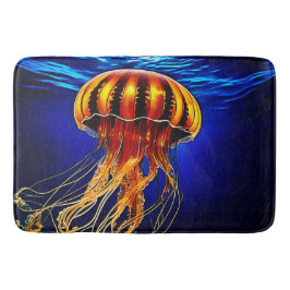 Ocean Glow Jelly Design Badematte